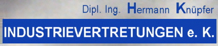 Hermann Kn�pfer Industrievertretungen Plauen